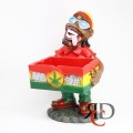 JAMAICAN MAN ASHTRAY 18" LARGE 1CT